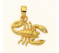 Sternzeichenanhänger ADELIA´S "Sternzeichen Anhänger Skorpion 585 Gold ( 14K )", gold, Schmuckanhänger, Damen, Schütze, Gold, Goldanhänger Skorpion (70814614-0) gold