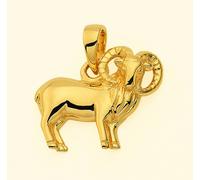 Sternzeichenanhänger ADELIA´S "Sternzeichen Anhänger Widder 585 Gold ( 14K )", gold, Schmuckanhänger, Damen, Widder, Gold, Goldanhänger Widder (41266235-0) gold
