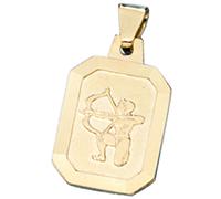 Sternzeichenanhänger JOBO "Anhänger Sternzeichen", gelbgold 333, Schmuckanhänger, Damen, Schütze, Gelbgold 333, 333 Gold achteckig (89052011-0) gelbgold 333