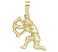 Sternzeichenanhänger JOBO "Anhänger Sternzeichen", gelbgold 333, Schmuckanhänger, Damen, Schütze, Gelbgold 333, 333 Gold (78660118-0) gelbgold 333