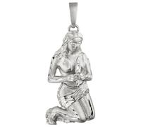 Sternzeichenanhänger JOBO "Anhänger Sternzeichen", silber 925, Schmuckanhänger, Damen, Jungfrau, Silber 925 (Sterlingsilber), 925 Silber rhodiniert (33389061-0) silber 925