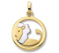 Sternzeichenanhänger ONE ELEMENT "Löwe Sternzeichen Anhänger aus 333 Gelbgold", gold, Schmuckanhänger, Damen, Löwe, Gelbgold 333 Gold, Gelbgold 333, Gold, Damen Gold Schmuck Löwe (11779761-0) gold