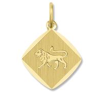 Sternzeichenanhänger ONE ELEMENT "Löwe Sternzeichen Anhänger aus 333 Gelbgold", gold, Schmuckanhänger, Damen, Löwe, Gelbgold 333 Gold, Gelbgold 333, Gold, Damen Gold Schmuck Löwe (62512554-0) gold