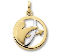 Sternzeichenanhänger ONE ELEMENT "Schütze Sternzeichen Anhänger aus 333 Gelbgold", gold, Schmuckanhänger, Damen, Schütze, Gelbgold 333 Gold, Gelbgold 333, Gold, Damen Gold Schmuck Schütze (40453319-0)