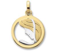 Sternzeichenanhänger ONE ELEMENT "Sternzeichen Anhänger aus 333 Gelbgold", gold, Schmuckanhänger, Damen, Jungfrau, Steinbock, Gelbgold 333 Gold, Gelbgold 333, Gold, das perfekte Geburtstagsgeschenk fü