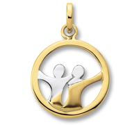 Sternzeichenanhänger ONE ELEMENT "Sternzeichen Anhänger aus 333 Gelbgold", gold, Schmuckanhänger, Damen, Zwilling im Setmit Halskette, Steinbock, Gelbgold 333 Gold, Gelbgold 333, Gold, das perfekte Ge