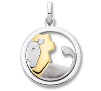 Sternzeichenanhänger ONE ELEMENT "Sternzeichen Anhänger aus 925 Silber", silber, Schmuckanhänger, Damen, Loewe, Steinbock, Silber 925 (Sterlingsilber), das perfekte Geburtstagsgeschenk für Frau und Ma