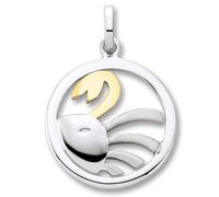 Sternzeichenanhänger ONE ELEMENT "Sternzeichen Anhänger aus 925 Silber", silber, Schmuckanhänger, Damen, Krebs im Setmit Halskette, Steinbock, Silber 925 (Sterlingsilber), das perfekte Geburtstagsgesc