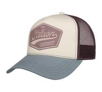 Stetson 1865 American Heritage Trucker Cap Basecap Baseballcap Truckercap Meshcap Damen/Herren - Snapback, mit Schirm, Schirm Frühling-Sommer Herbst-Winter Frühjahr Sommer Herbst Winter - One Size