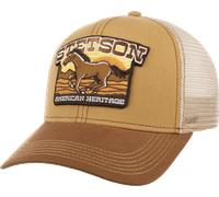 Stetson American Heritage Horse Trucker Cap Brown OSFA