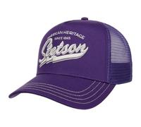Stetson Since 1865 Trucker Cap One Size Herren - Schirm & Front aus 100% Baumwolle - Größenverstellbar - Meshcap mit Netzeinsatz - Schirmlänge 7 cm - Sommer/Winter lila One Size