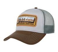 Stetson American Heritage Patch Trucker Cap Basecap Baseballcap Meshcap Snapback Truckercap blau-grau One Size