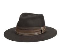 Stetson Asahi Guard Coolmax Hut Western Wollfilz Herren Cowboy Wasserabweisend Knautschbar braun M (56-57 cm)