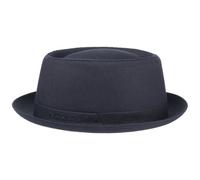 Stetson Pork Pie aus Baumwolle mit UV-Schutz 40+ Marine, 57/M