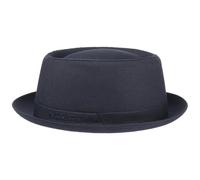 Stetson Athens Pork Pie Hut aus Baumwolle mit UV-Schutz, Marine (2) 54 cm