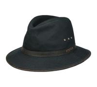 Stetson Herrenhut Ava Traveller, Baumwolle, UV-Schutz 40+, Dunkelblau L (58-59 cm)