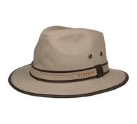 Stetson Stoffhut aus Baumwolle mit UV-Schutz 40+ 61/XL, Braun gemustert