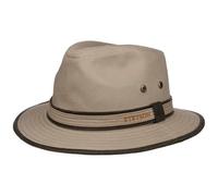 Stetson Stoffhut aus Baumwolle mit UV-Schutz 40+ 55/S, Braun gemustert