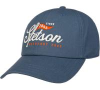 Stetson Moonshot Pros Cap Baseballcap 6 Panel Strapback Damen Herren Sommer Winter dunkelblau One Size
