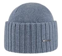 Stetson Beanie Merino Wool jeansblau Größe One Size