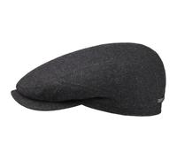 Stetson Belfast Schirmmütze Flatcap Uni einfarbig Made in EU Herren Herbst Winter