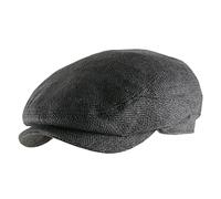 Stetson Belfast Flatcap aus Seide, Anthrazit (333) 59 cm