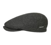 Stetson Belfast Tweed Flatcap Schiebermütze Herren Wollcap mit Baumwollinnenfutter Herbst Winter