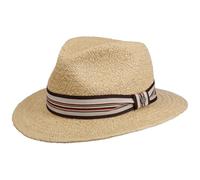Stetson Belrivo Traveller Raffiahut Sommerhut Herren Damen Natur XL (60-61 cm)