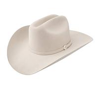 Stetson Brenham Cowboyhut aus Filz, San Angelo Kollektion, Elfenbein, 10,2 cm Krempe, 4 Stück, Elfenbein, 60 EU