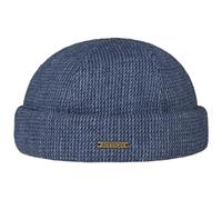 Stetson Brinkley Dockermütze Melierte Kappe aus Baumwolle Leinen UV-Schutz 40 Herren Ganzjährig blau-meliert XL (60-61 cm)