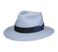 Stetson Brisa Fade Traveller Panamahut UV-Schutz 40+ Damen Herren Frühling Sommer hellblau M (56-57 cm)