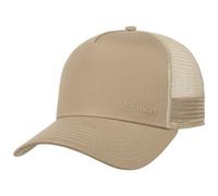 Stetson Brooklin Trucker Cap 6 Panel Uni einfarbig Snapback Damen Herren Frühling Sommer Hellbeige One Size Small