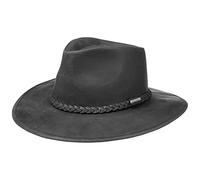 Stetson Westernhut Buffalo Leather – Büffelleder, wasserabweisend, schwarz, S (54-55 cm)