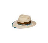 Stetson Caffrey Traveller Toyo Strohhut Naturfarbener Hut UV-Schutz 40 Damen und Herren Frühjahr/Sommer Natur M (56-57 cm)