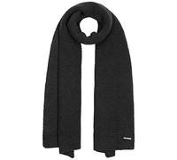 Stetson Caledonia Merino Winterschal Rippstrickschal Basic Schal (One Size - schwarz)