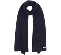 Stetson Scarf Merino Wool Rippenstrickschal, Marine (2) One Size