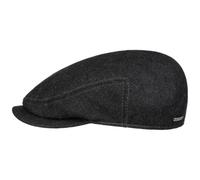 Stetson Carlstown Wool Flatcap Made in EU Herren Winter anthrazit 60 cm