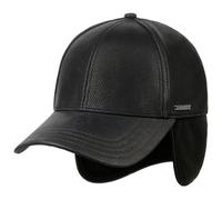 Chevrette Cowhide Cap mit Ohrenklappen by Stetson schwarz XL (60-61 cm)