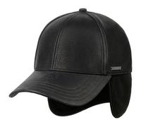 Chevrette Cowhide Cap mit Ohrenschutz by Stetson Caps L (58-59 cm) schwarz