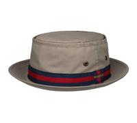 Stetson Classic Band Pork Pie Stoffhut Herren UV-Schutz Frühling Sommer beige L (58-59 cm)