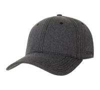 Stetson Classic Cotton Melange Cap Baseballkappe Damen Herren UV-Schutz 40+ Frühling Sommer anthrazit One Size