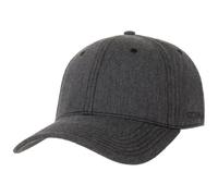 Stetson Classic Cotton Melange Cap Baseballkappe Damen Herren UV-Schutz 40+ Frühling Sommer anthrazit One Size