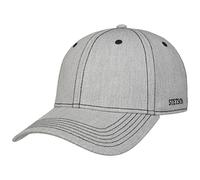 Stetson Classic Cotton Melange Cap Baseballkappe Damen Herren UV-Schutz 40+ Frühling Sommer hellgrau One Size