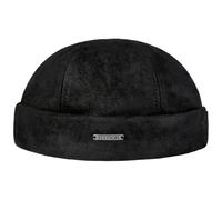 Stetson Classic Pigskin Dockermütze Herren Sommer schwarz M (56-57 cm)