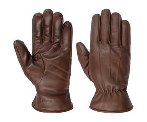 Stetson Classic Sheepskin Lederhandschuhe Einfarbig Herren Herbst Winter braun 9 HS