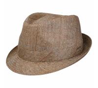 Stetson Classic Trilby Seidenhut Herren Made in Italy Sommer Winter beige-braun XL (60-61 cm)