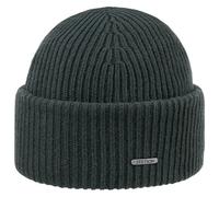 Stetson Classic Uni Wollmütze Damen Herren Made in Italy 100% Wolle Gestrickt Beanie Herbst Winter grün One Size