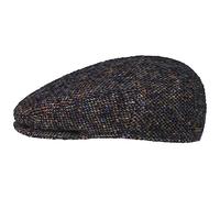 Stetson Colour Spots Driver Flatcap Tweed Multicolour Made in EU Herren Herbst Winter dunkelblau 61 cm