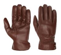 Stetson Conductive Lederhandschuhe Handschuhe Herrenhandschuhe Fingerhandschuhe Herren - mit Futter Herbst-Winter - 9 HS braun