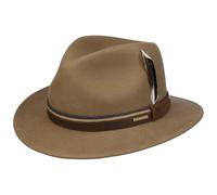 Stetson Cooperton Traveller Hut Wollfilz Asahi Guard Herren Herbst Winter beige L (58-59 cm)